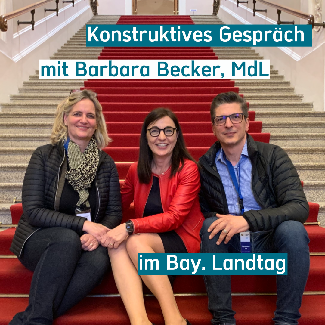 Konstruktives Gespräch mit Barbara Becker, Mdl