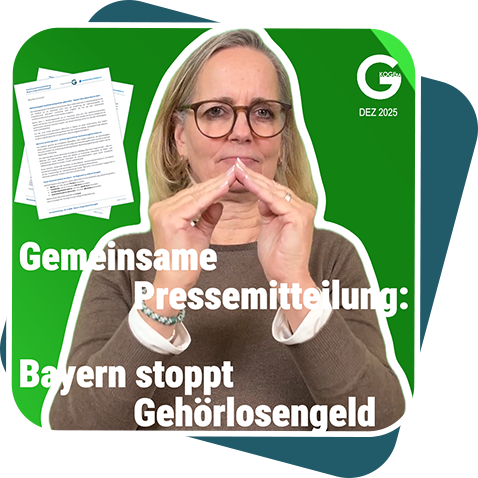 Gemeinsame Pressemitteilung: Bayern stoppt Gehörlosengeld