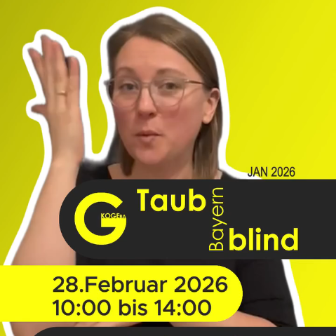 Vortragsbildung-Sichtbar und verbunden für Taubblinde & Taube Menschen