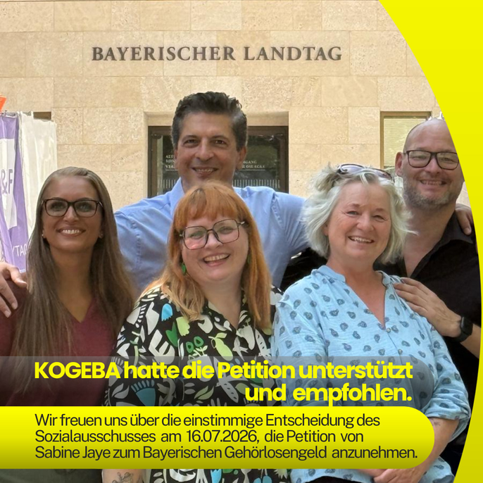 KOGEBA unterstützt die Petition