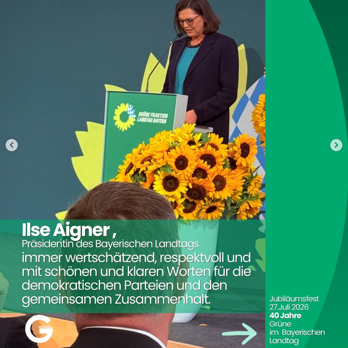 40 Jahre Grüne Fraktion Landtag Bayern